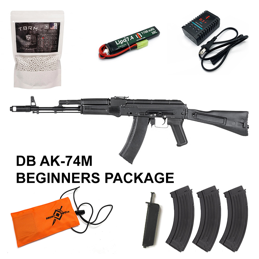 Beginners Bundle ECHO - Double Bell AK74M AEG - FULL STEEL METAL